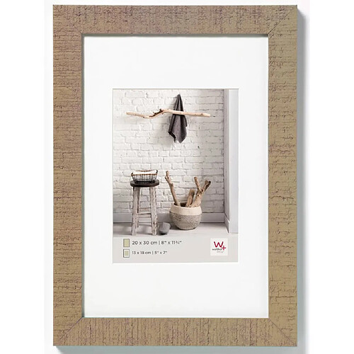 Walther Design Cadre photo Home 30x45 cm Marron beige