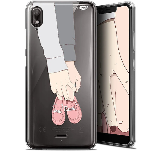 Caseink Coque arrière Wiko View 2 GO (5.93 ) Gel HD [ Nouvelle Collection - Souple - Antichoc - Imprimé en France] A Deux Mon Bébé