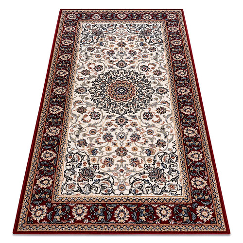 RUGSX Tapis NAIN Ornement, cadre 6635 51036 beige bordeaux 120x170 cm