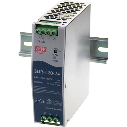 Alimentation pour rail (DIN) Mean Well SDR-120-12 10 A 120 W 1 x