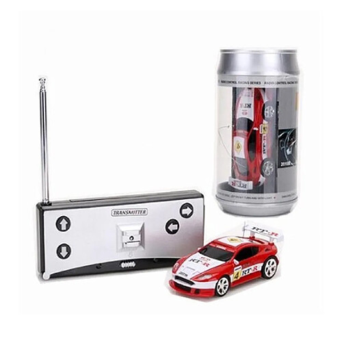 Wewoo Voiture radiocommandée Mini RC radio télécommande micro de course rouge