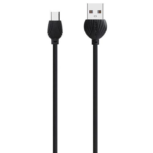 Wewoo Câble USB CL-62 Câble de données d'insertion double face en alliage d'aluminium 2,5 A USB-C / Type-C avec transmissionlongueur 1 m Noir