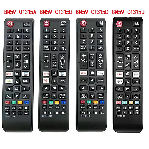 GUPBOO BN59-01315 pour télécommande TV Samsung BN59-01315A BN59-01315J