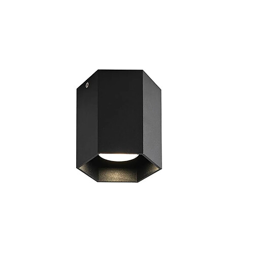 NETTLIFE Spots GU10 Plafonnier noir Spots design hexagonal Max.40W pour salon couloir - sans ampoule