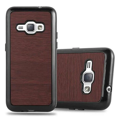 Cadorabo Coque Samsung Galaxy J1 2016 Etui en Marron