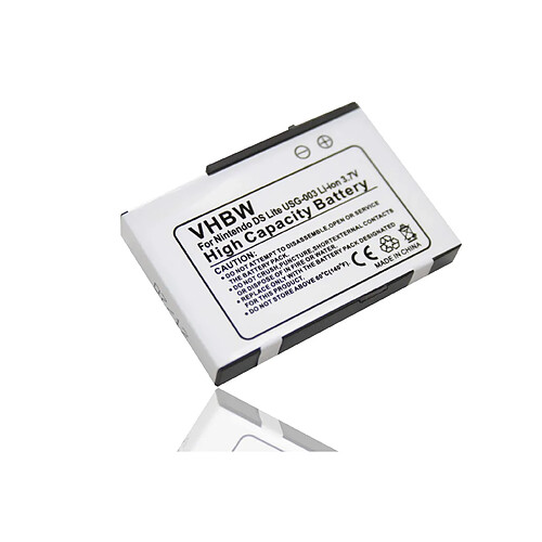 vhbw batterie compatible avec Nintendo DS Lite console de jeux (900mAh, 3,7V, Li-Ion)