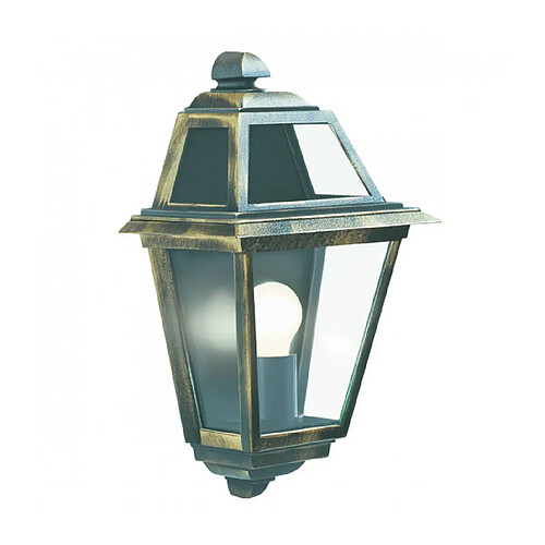 Searchlight Lanterne de jardin New Orleans Aluminium Or noir 1 ampoule 39,2cm