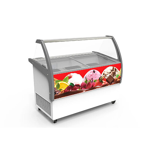 Vitrine a glace 9 x 5 L Bali - Combisteel