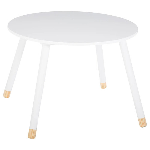 Atmosphera, Createur D'Interieur Table enfant Douceur - Diam. 60 cm - Blanc