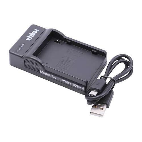 vhbw Chargeur USB de batterie compatible avec Canon V-75Hi, ES-8100H18, MV-20, MV200, Optura batterie appareil photo digital, DSLR, action cam