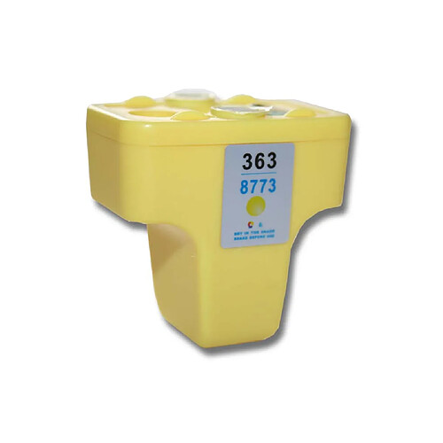 vhbw Cartouche d'encre jaune compatible avec HP Photosmart C6170, C6175, C6180, C6183, C6185, C6188, C6190, C6200 imprimante (compatible, 13 ml)