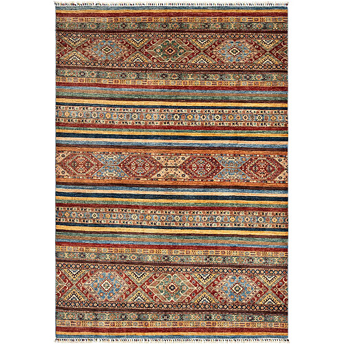 Vidal Tapis de laine 293x204 rouge Torkman