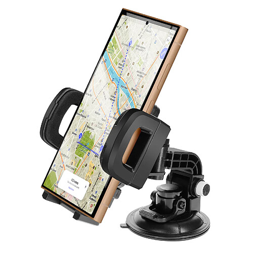 Avizar Support Voiture pour Téléphone Vue Parfaite avec Articulation Rotative Noir