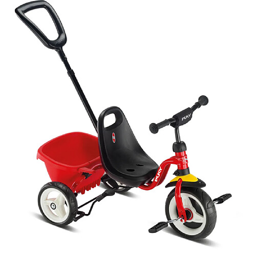 Tricycle Rouge Puky Ceety Propulsion avant Droit