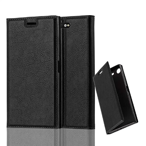 Cadorabo Coque Sony Xperia XZ1 Etui en Noir