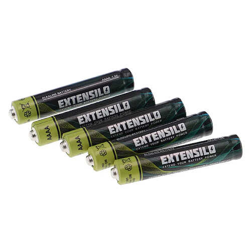 Vhbw EXTENSILO 5x Piles AAAA - Piles primaires (1,5V, alcaline)