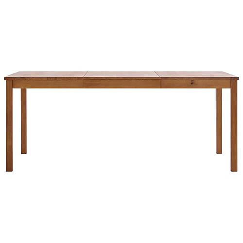 Maison Chic Table de salle à manger,Table à dîner Marron miel 180 x 90 x 73 cm Pin -GKD11181