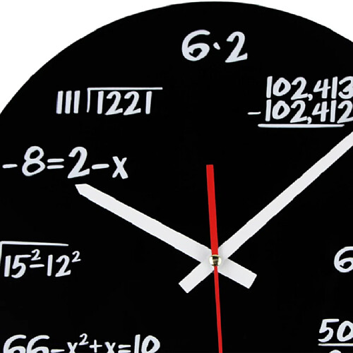 Horloge d'équation de maths