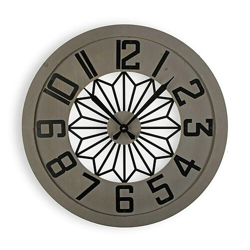 Horloge Murale Versa Bois MDF 60 x 6 x 60 cm