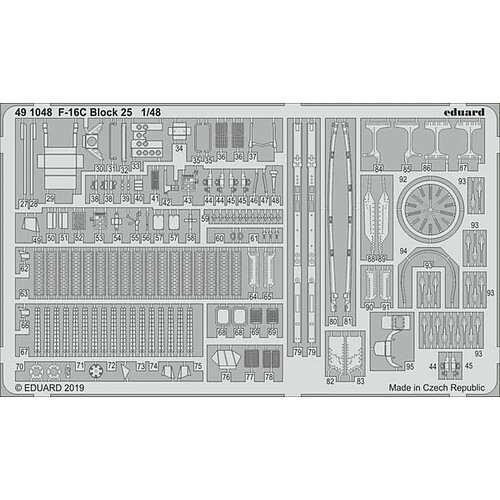 F-16C Block 25 for Tamiya - 1:48e - Eduard Accessories