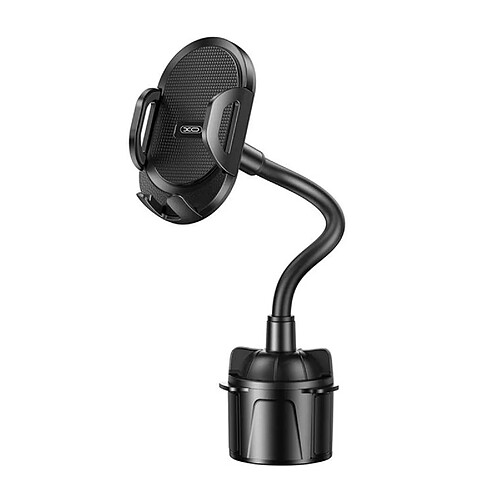 Support Voiture Smartphone Porte-Gobelet Rotatif à 360° Bras Flexible XO Noir