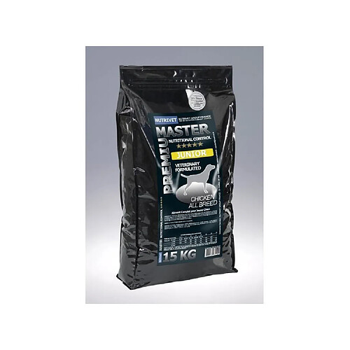 Nutrivet MASTER PREMIUM Croquettes chien master junior 15 KG