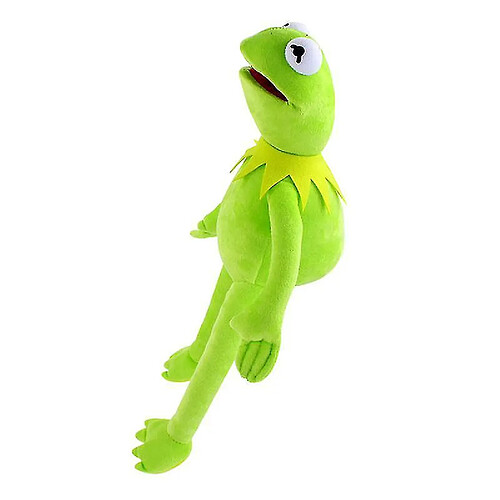 Universal Vente peluche golden retriever rue sésame poupée peluche animal peluche grenouille poupée cadeau de fêtes 40 cm(Vert)