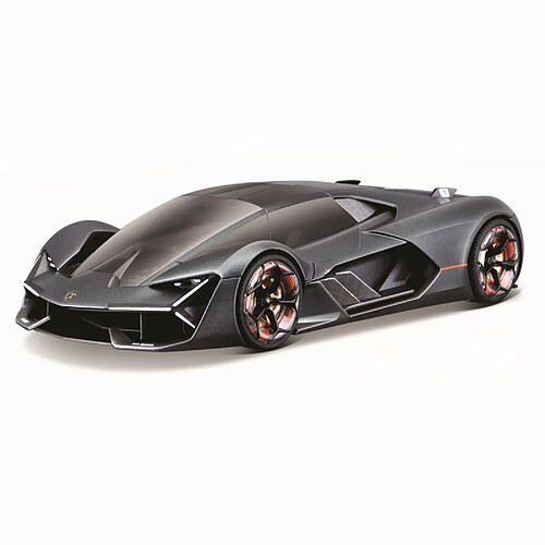 Universal 1: 24 Rencontre entre Lamborghini et Hray Alliage Luxury Car Moulding Model Toy Collection Cadeau(Gris)