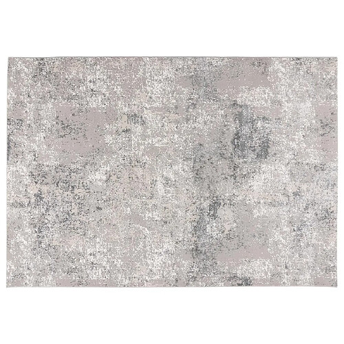 Lisa Design Telio - tapis rectangulaire motif relief - gris