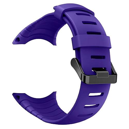 Wewoo Bracelet Violet pour les bandes de montre en silicone TPU de Sunnto Core Series