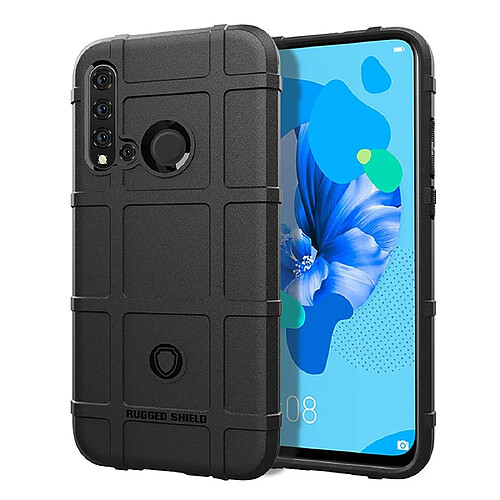 Wewoo Coque Étui de protection en silicone antichoc robuste pour Huawei Nova 5i / P20 Lite 2019 noir