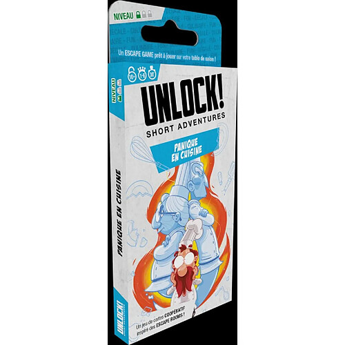 Jeu d ambiance Asmodee Unlock! Short Adventure 1 Panique en cuisine