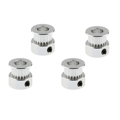 4 Pièces 2GT-20T Timing Poulie Courroie Dentée 8mm Alésage Pour 6mm Largeur Ceinture