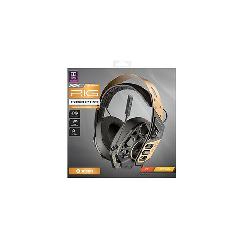 Casque gaming filaire pour PC et consoles Nacon RIG 500 PRO Cuivre