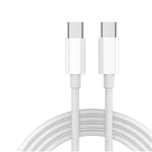 Câble de chargement USB-C vers USB-C Blanc 1M