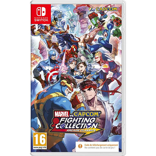 Marvel vs Capcom Fighting Collection Arcade Classics Code in a Box Nintendo Switch