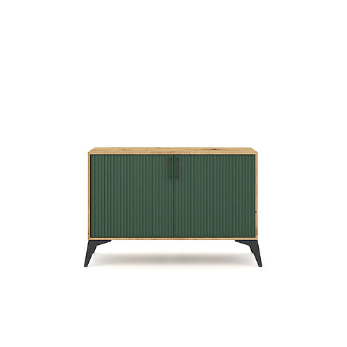 Vivaldi Buffet Lugo 2D Chene Artisan/Vert