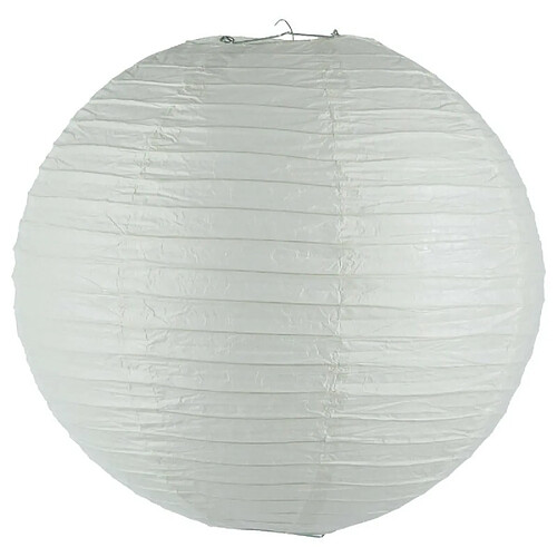 Lanterne Boule en Papier Générique 45cm Blanc