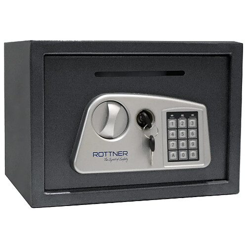 Rottner Jupiter 3 Coffre-fort pour Meubles avec Serrure Électronique et Fente Anthracite