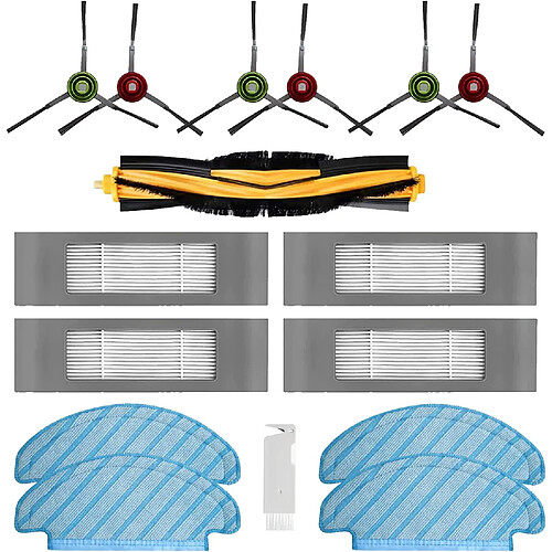 INF Accessoires pour aspirateur robot Yeedi Vac 2 Pro 16 pièces