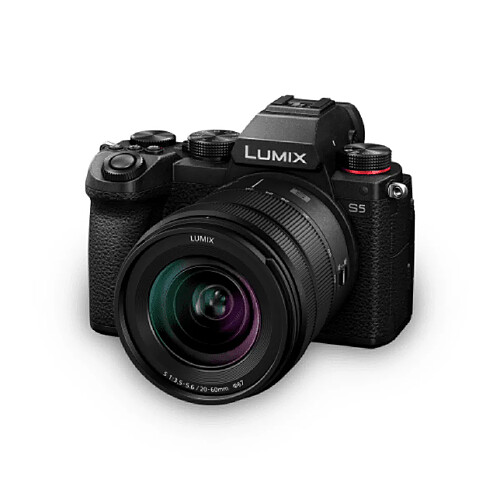 Panasonic Lumix S5K Appareil Photo Hybride 3" 4K 24 MP V-Log Zoom Optique F5.6 WiFi Noir