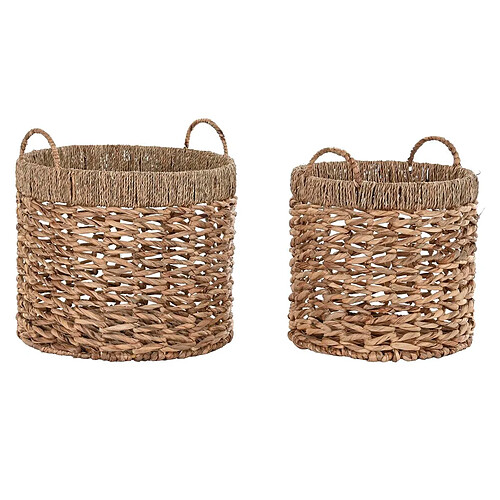 Set de basket DKD Home Decor Fibre (43 x 43 x 43 cm)