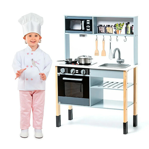 Ataa Cuisine en bois pour enfants Element Gris