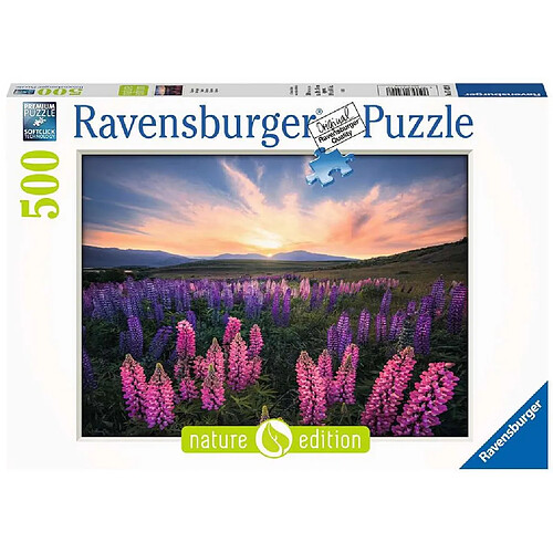 Ravensburger Puzzle Adulte Les lupins - Nature edition - Puzzle 500 pcs