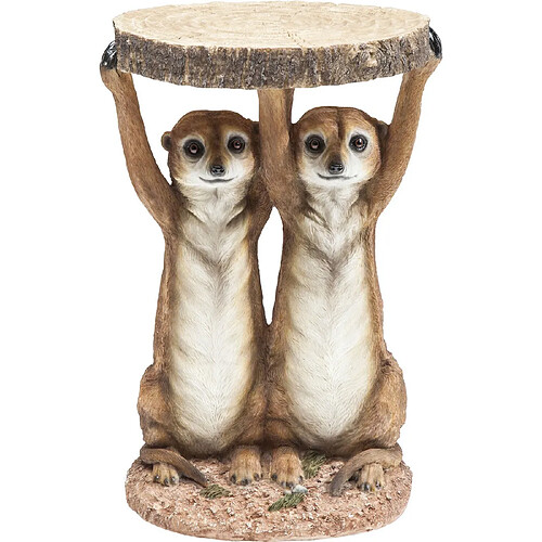 Karedesign Table d'appoint Animal Suricates Kare Design