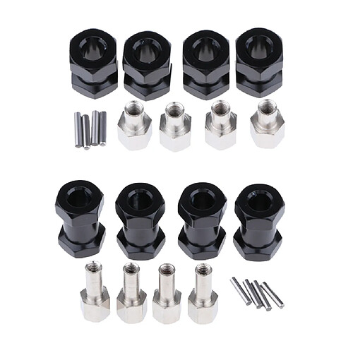 16pcs 12mm Hex Hub 15-25mm Extension Adapter Combiner Pour RC Crawler