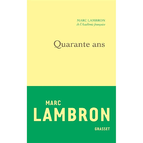 Quarante ans : journal 1997 · Occasion