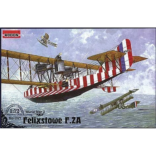 Felixstowe F.2A w/upper wing gunner position- 1:72e - Roden