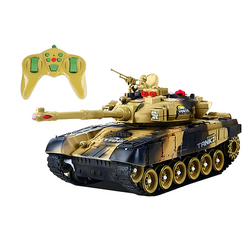 2.4Ghz 17 Pouces RC Tank Car Remote 80m Tank Toy Boy's Gifts Enfants Adultes Vert Armée