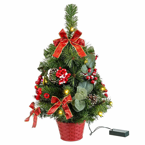 BigBuy Home Sapin de Noël Multicouleur PVC 25 x 25 x 50 cm